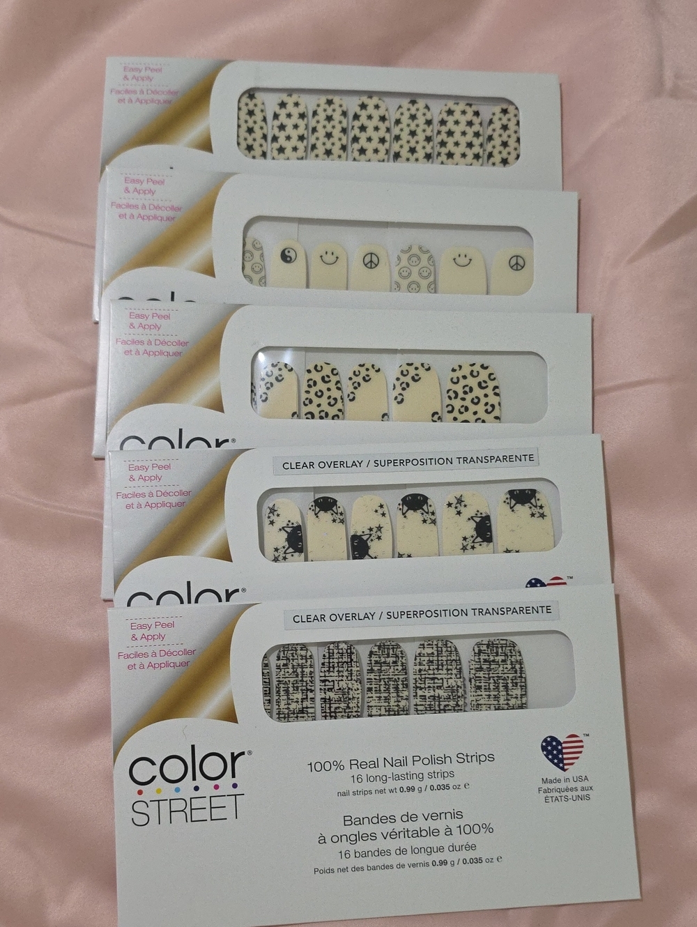 Color Street Set Of 5 Overlay Sets